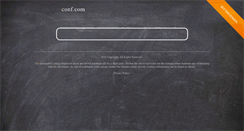Desktop Screenshot of conf.com